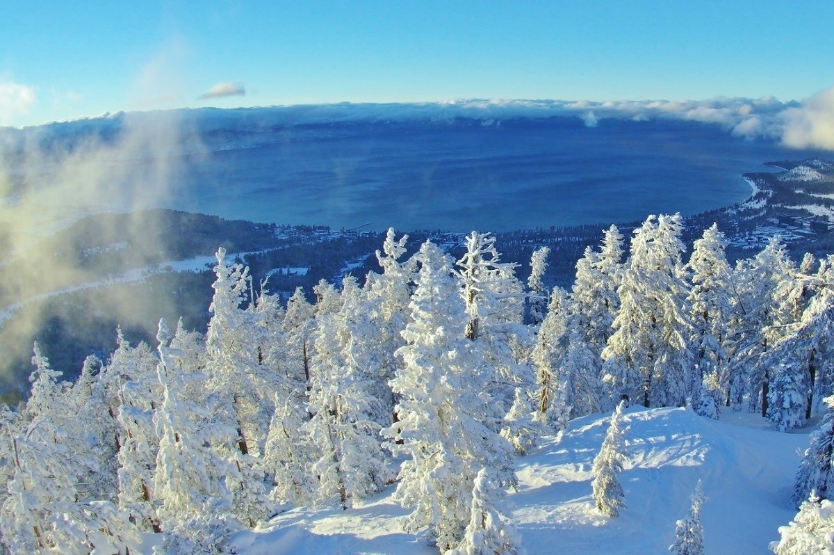 View from Heavenly after 2017 storm